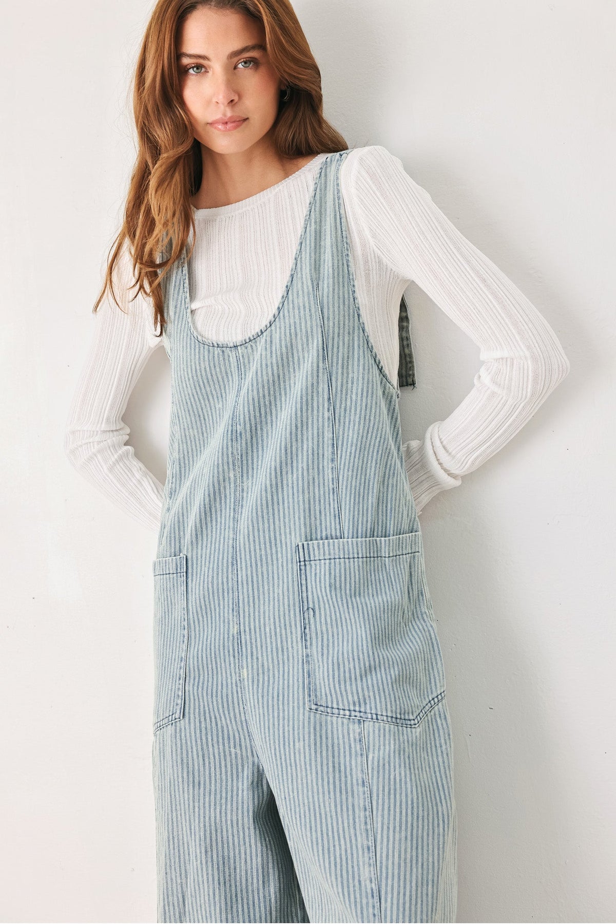 JOURNEY OF LOVE DENIM JUMPSUIT - Flying Tomato - Flyclothing LLC
