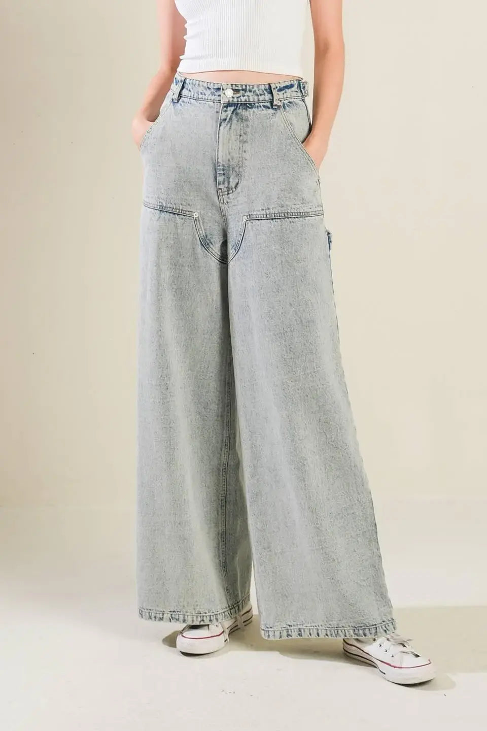 IF I KNOW ME DENIM PANTS - Flying Tomato - Flyclothing LLC