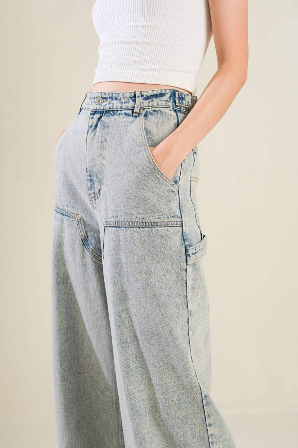 IF I KNOW ME DENIM PANTS - Flying Tomato - Flyclothing LLC