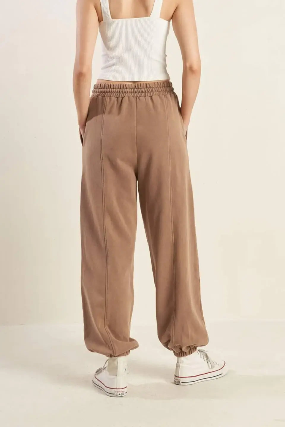 DELIGHTFUL DRAPE FRENCH TERRY JOGGER PANTS - Flying Tomato - Flyclothing LLC