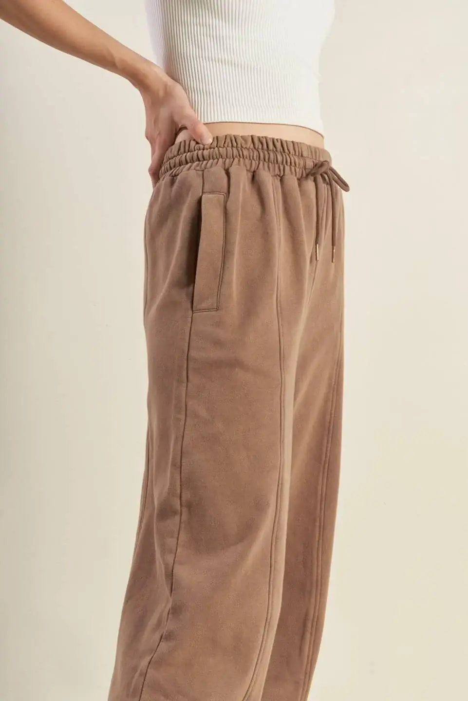 DELIGHTFUL DRAPE FRENCH TERRY JOGGER PANTS - Flying Tomato - Flyclothing LLC