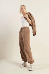 DELIGHTFUL DRAPE FRENCH TERRY JOGGER PANTS - Flying Tomato - Flyclothing LLC