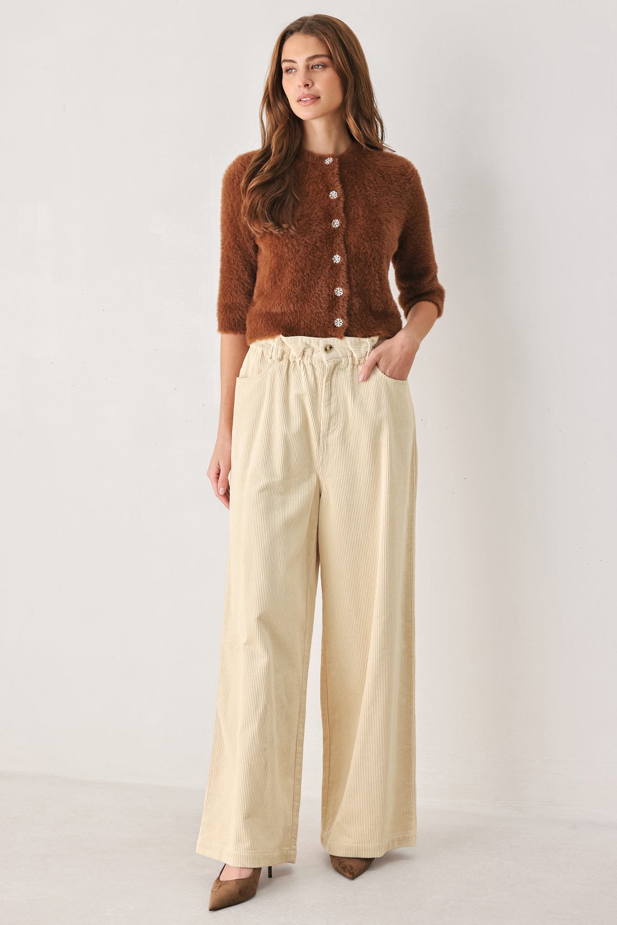 MY ONLY LOVE CORDUROY PANTS - Flying Tomato - Flyclothing LLC