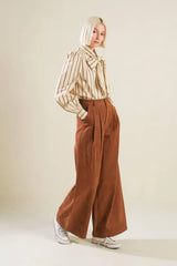 THE FAME WOVEN PANTS - Flying Tomato - Flyclothing LLC