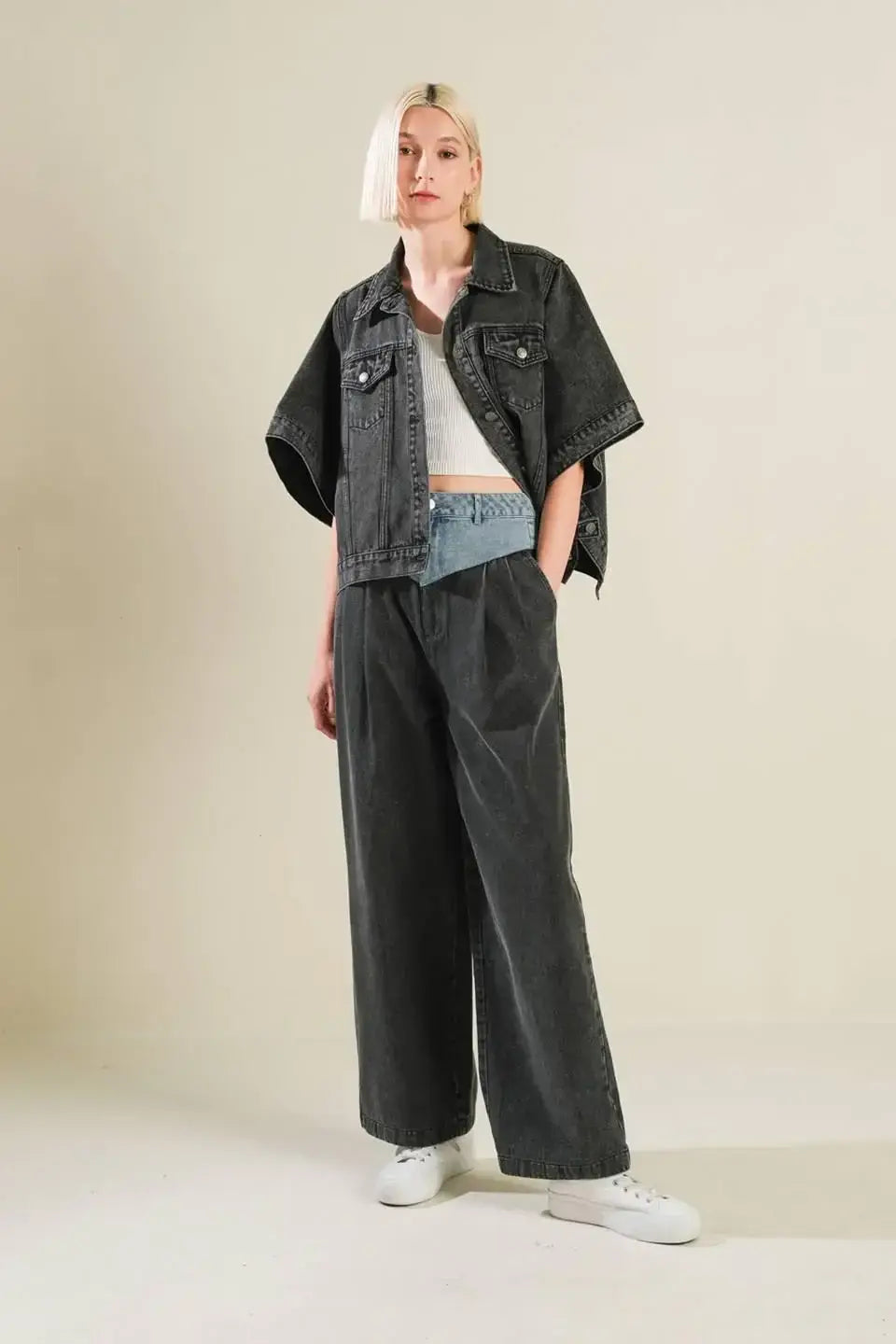 TAKE ME BACK TO DENIM PANTS - Flying Tomato - Flyclothing LLC