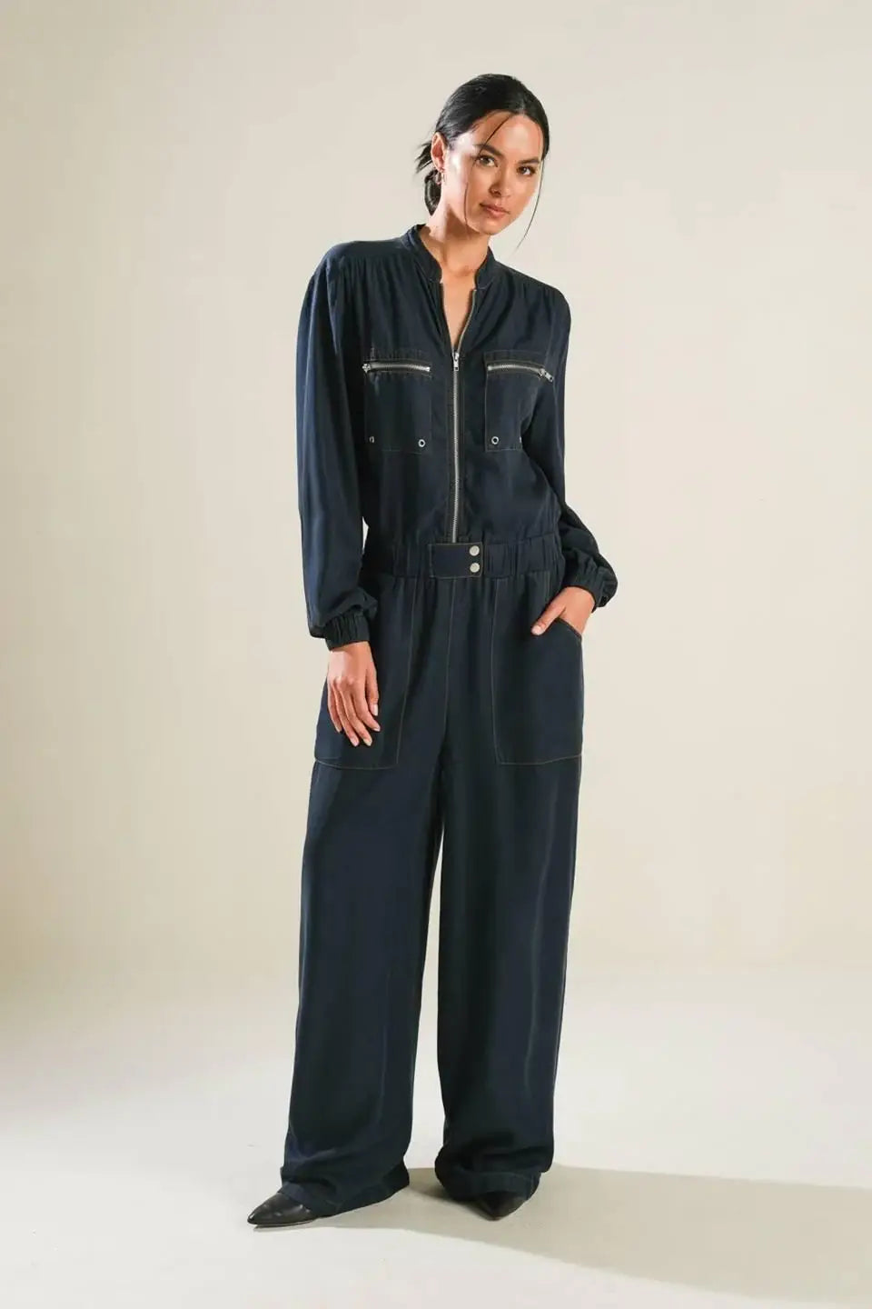 HORIZON HAVEN WOVEN JUMPSUIT - Flying Tomato - Flyclothing LLC