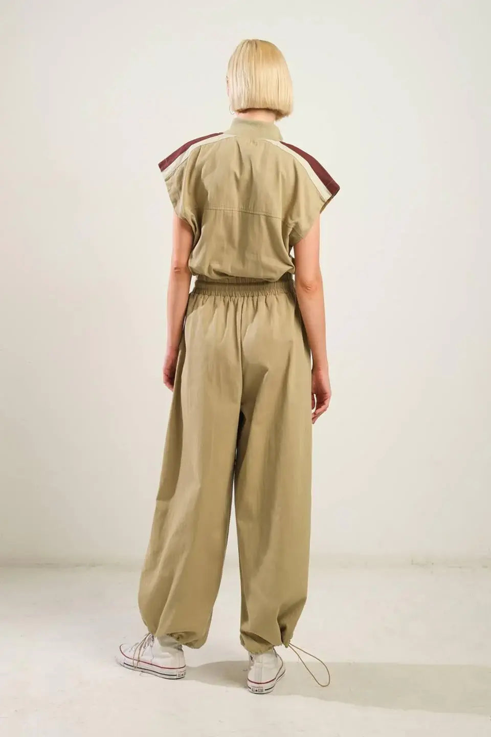 WAVE OF ELEGANCE WOVEN JUMPSUIT - Flying Tomato - Flyclothing LLC