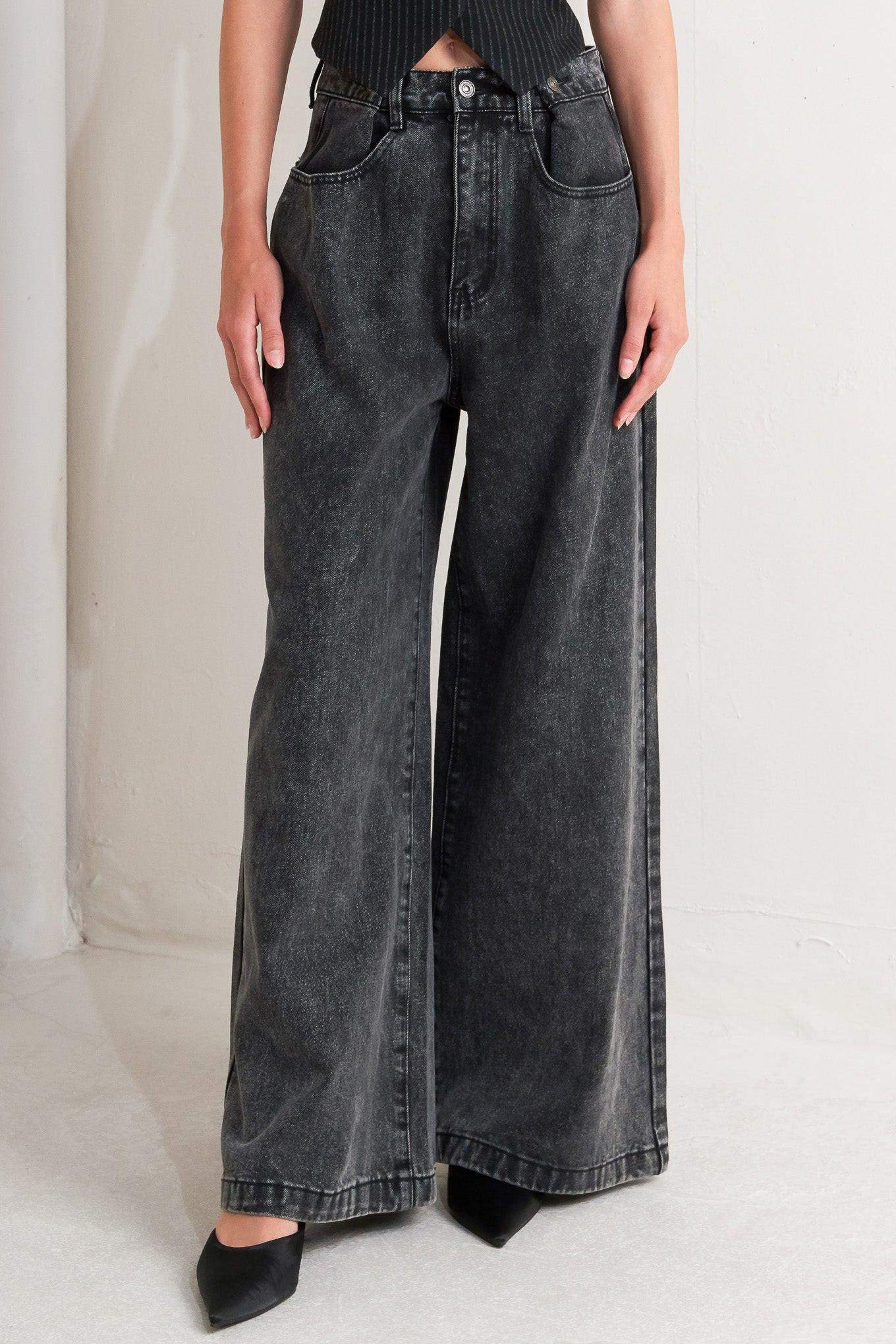 TAKE MY WORD DENIM PANTS - Flying Tomato - Flyclothing LLC
