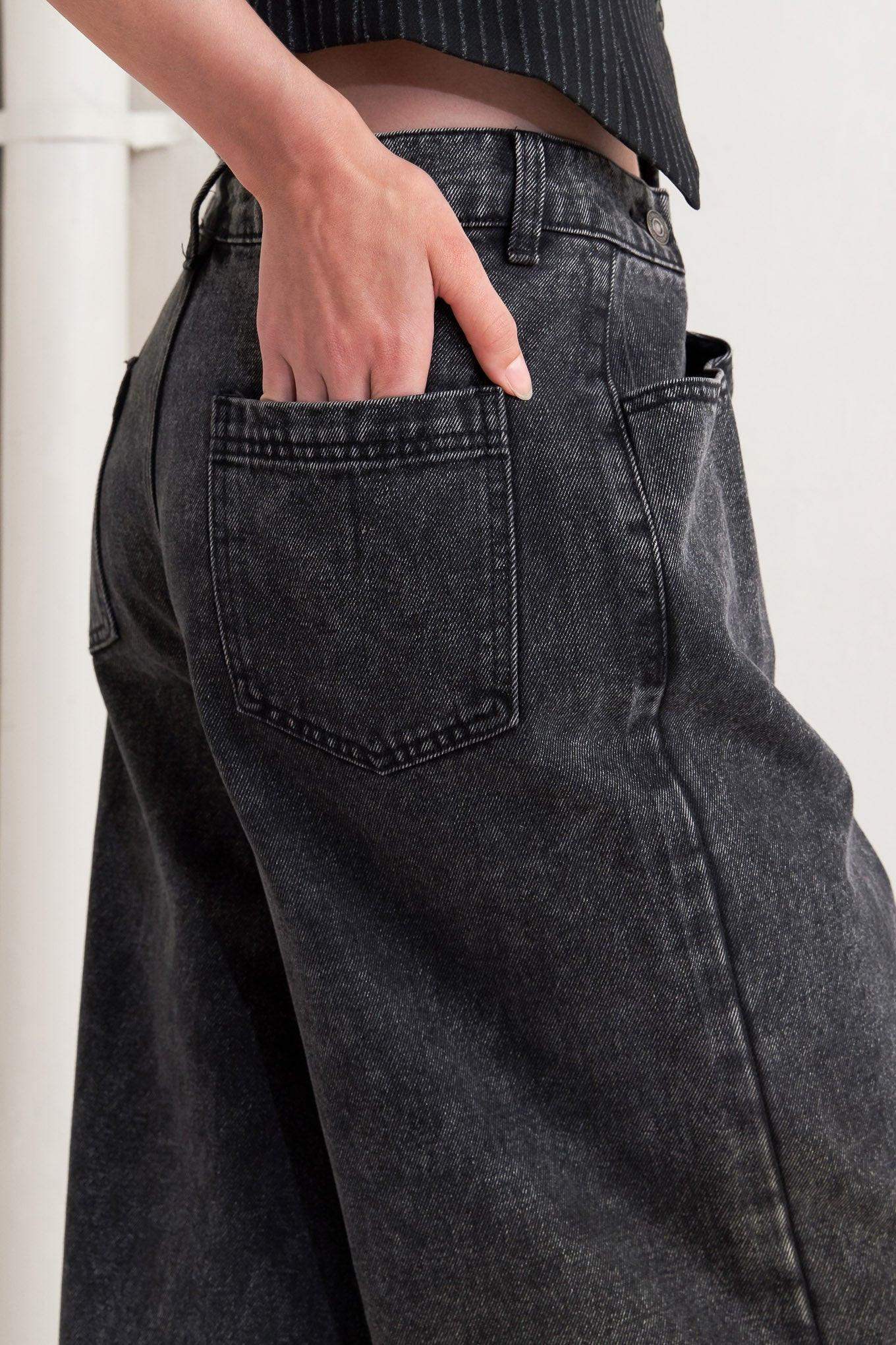 TAKE MY WORD DENIM PANTS - Flying Tomato - Flyclothing LLC