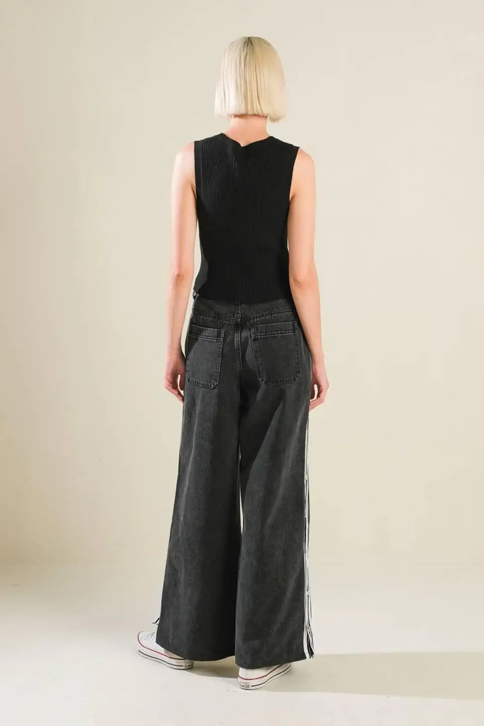 ELEGANT ELEVATION DENIM PANTS - Flying Tomato - Flyclothing LLC