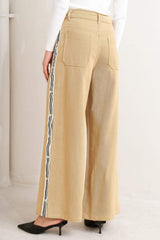 ELEGANT ELEVATION WOVEN TWILL PANTS - Flying Tomato - Flyclothing LLC
