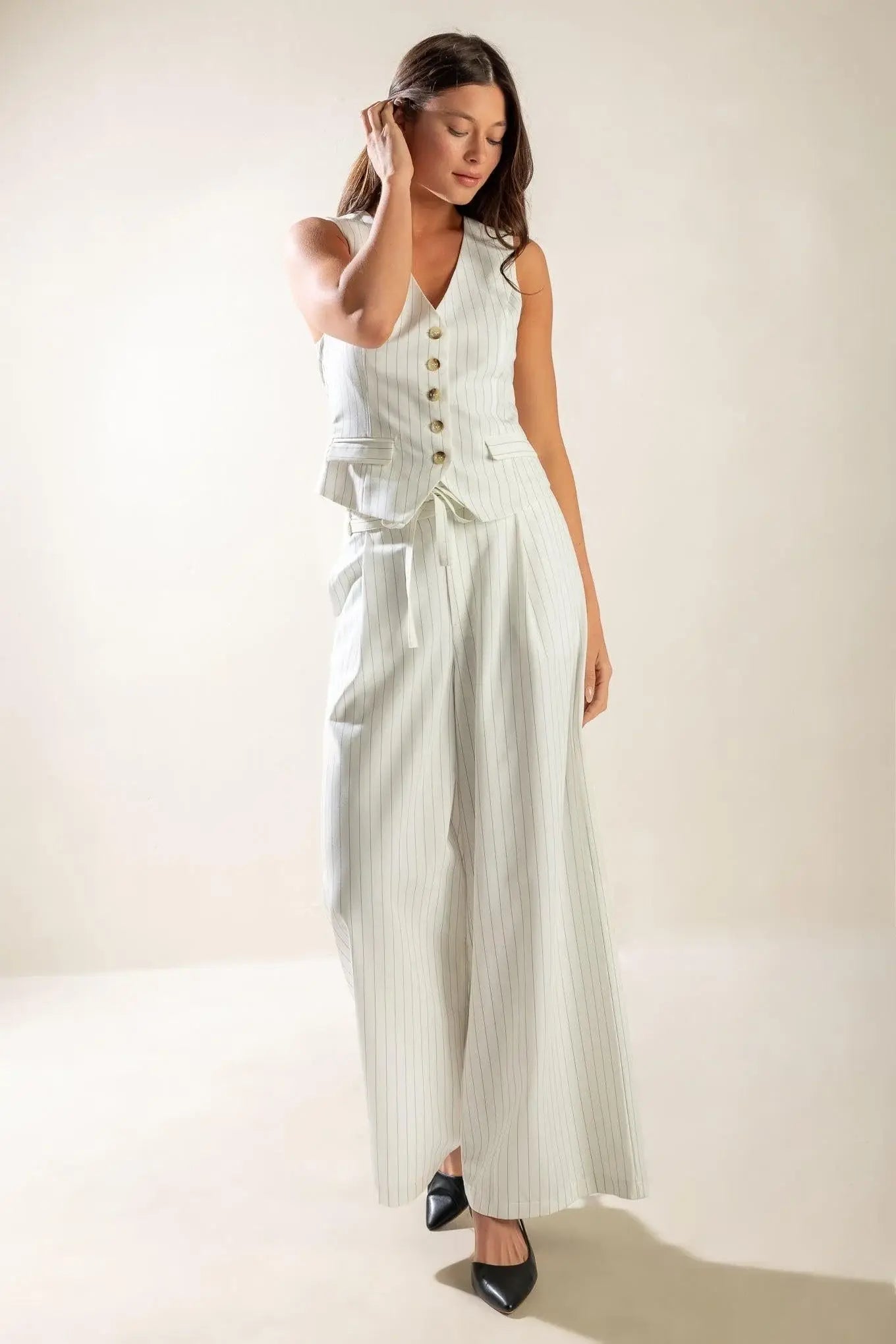 DINNER DATE WOVEN PANTS - Flying Tomato - Flyclothing LLC