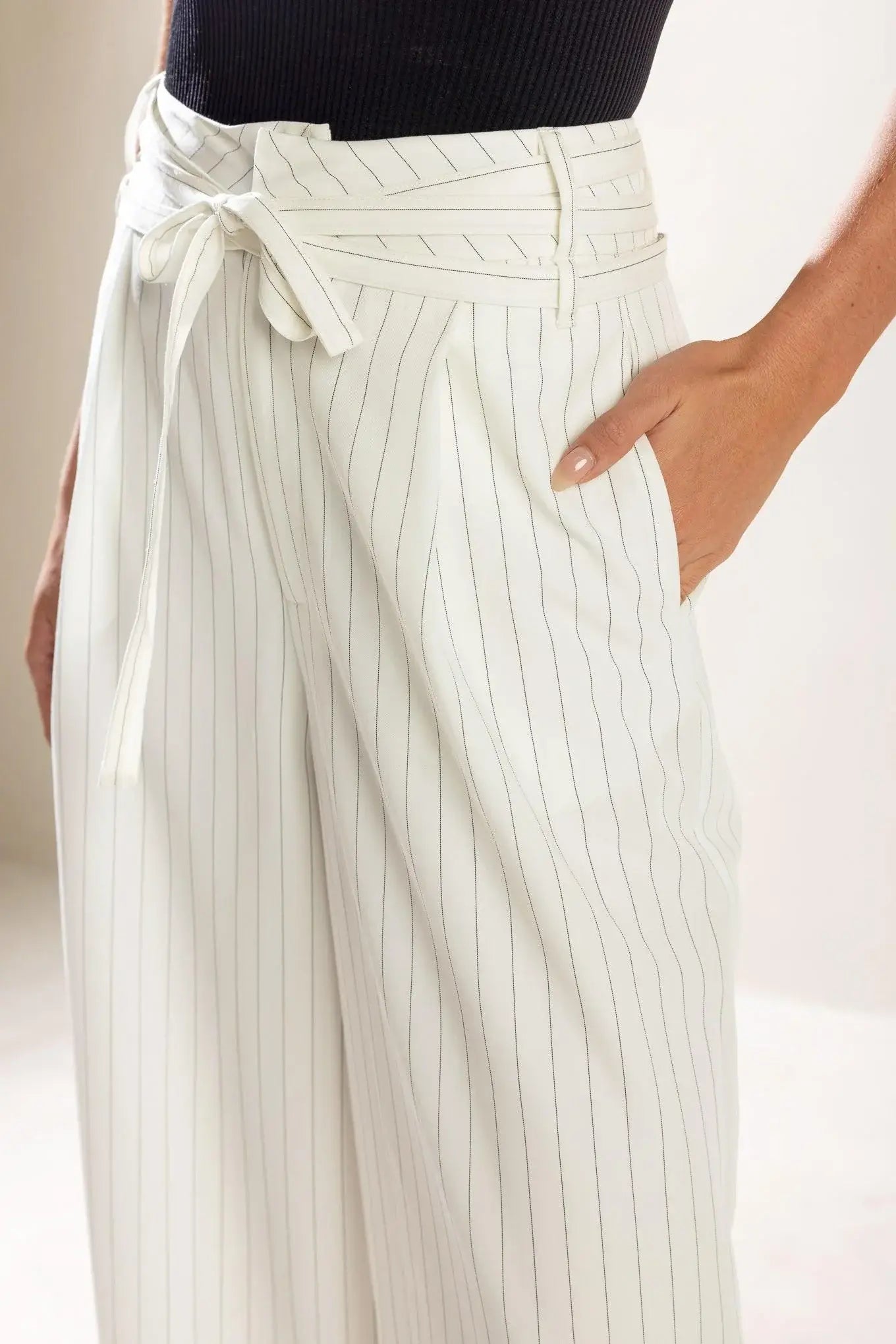DINNER DATE WOVEN PANTS - Flying Tomato - Flyclothing LLC