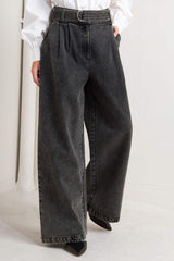 THINK OF ME DENIM PANTS - Flying Tomato - Flyclothing LLC