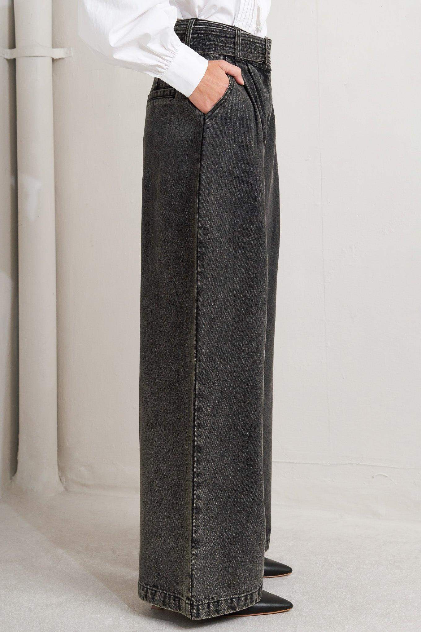 THINK OF ME DENIM PANTS - Flying Tomato - Flyclothing LLC