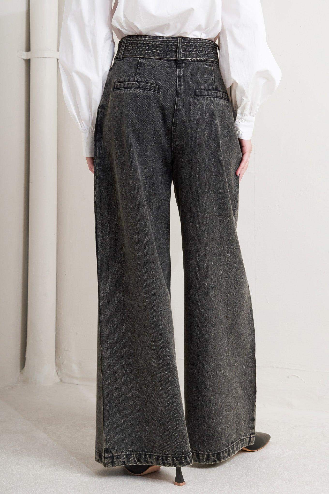 THINK OF ME DENIM PANTS - Flying Tomato - Flyclothing LLC