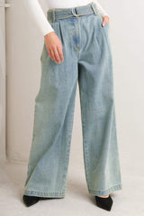 THINK OF ME DENIM PANTS - Flying Tomato - Flyclothing LLC