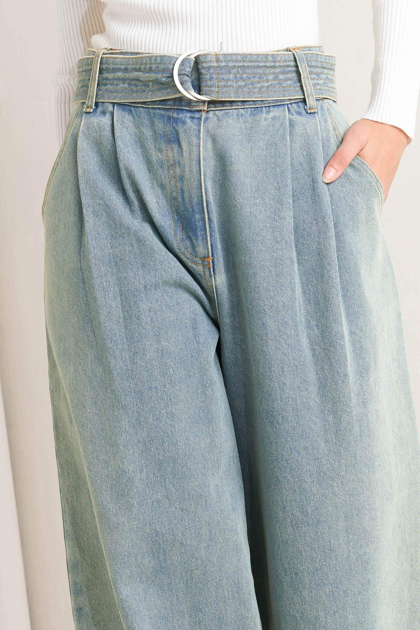 THINK OF ME DENIM PANTS - Flying Tomato - Flyclothing LLC