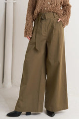ELEGANCE UNVEILED WOVEN PANTS - Flying Tomato - Flyclothing LLC