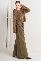 ELEGANCE UNVEILED WOVEN PANTS - Flying Tomato - Flyclothing LLC
