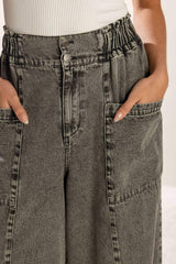 EXPLORING THE CITY DENIM PANTS - Flying Tomato - Flyclothing LLC