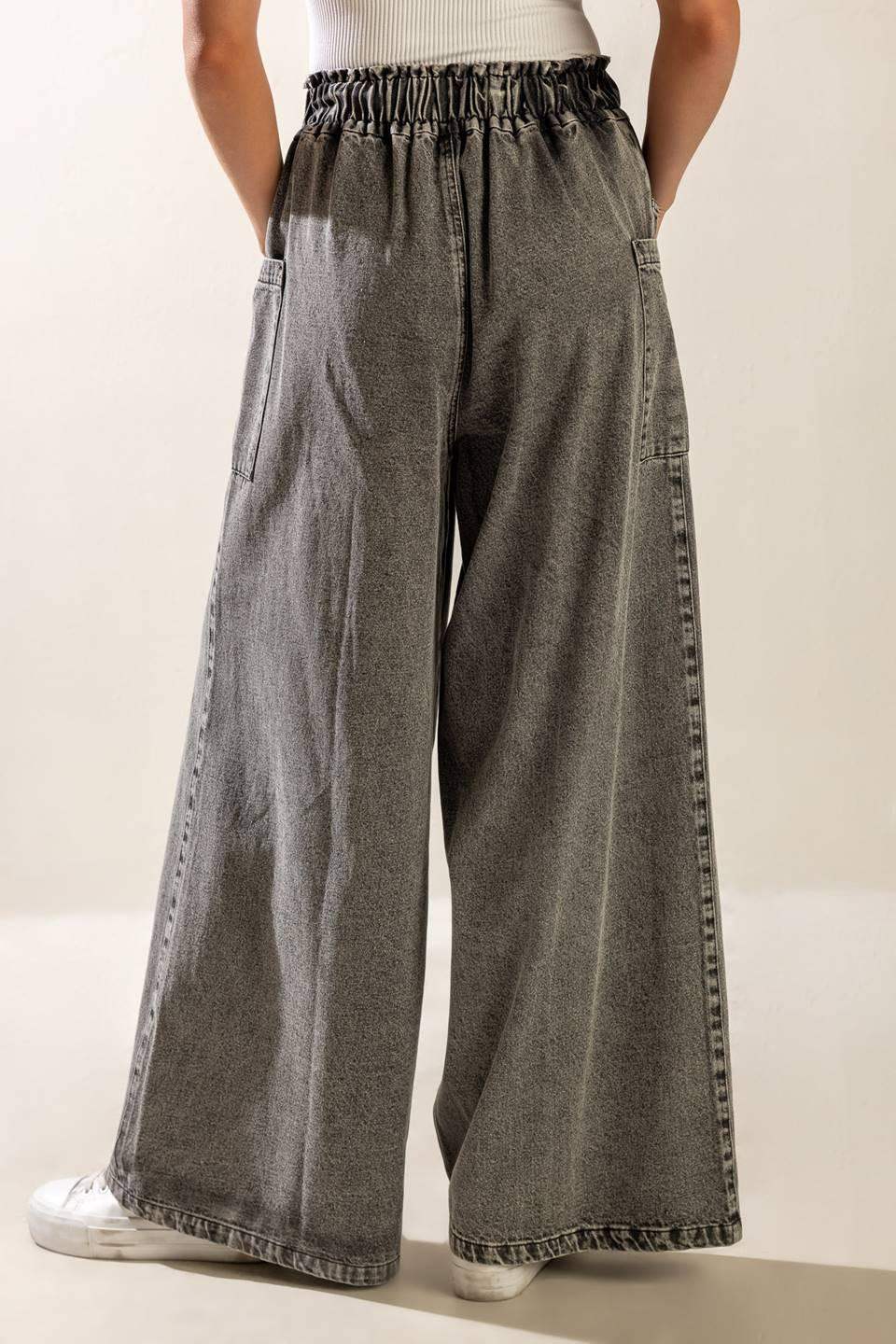 EXPLORING THE CITY DENIM PANTS - Flying Tomato - Flyclothing LLC