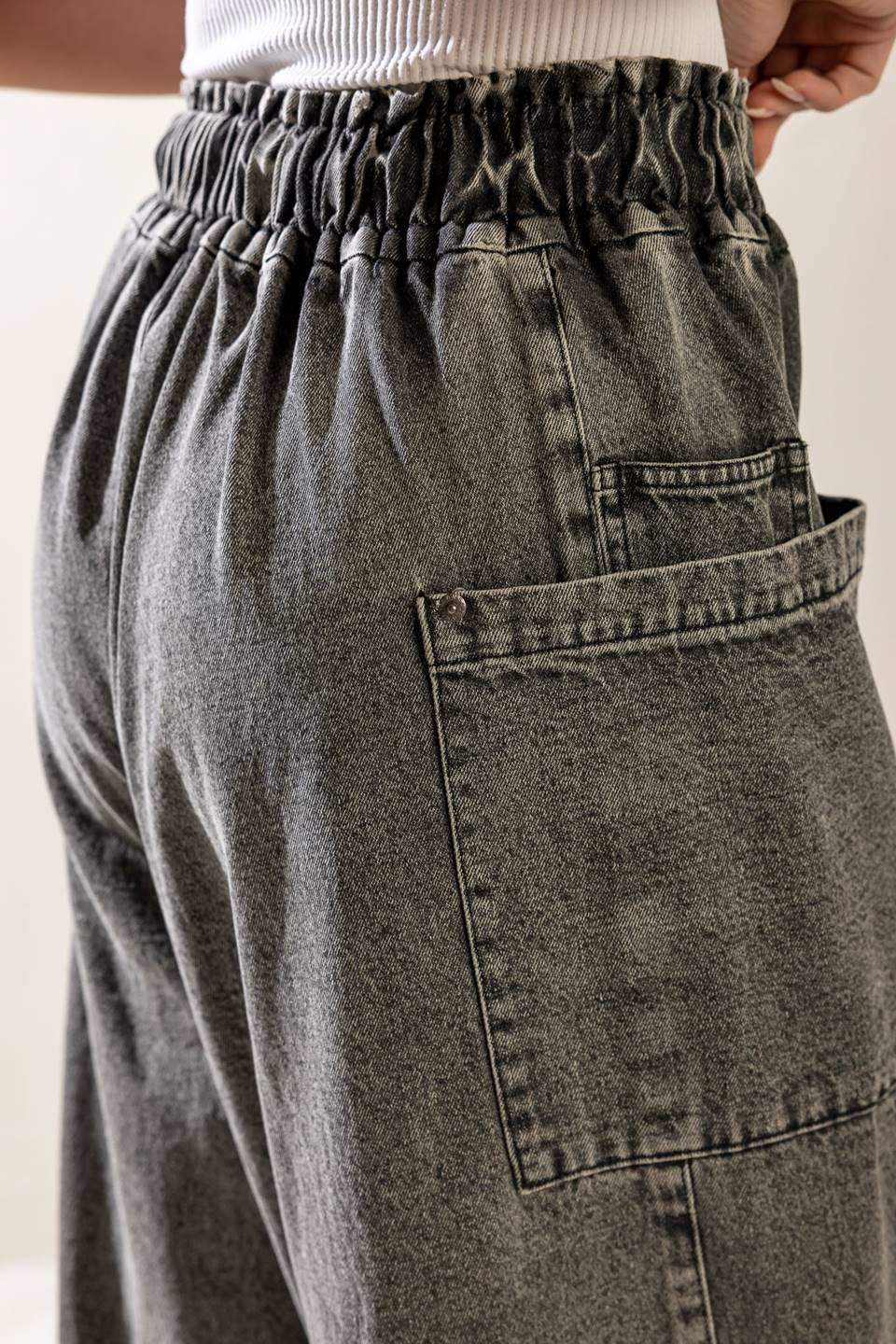 EXPLORING THE CITY DENIM PANTS - Flying Tomato - Flyclothing LLC