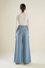 ADVENTURE AWAITS DENIM PANTS - Flying Tomato - Flyclothing LLC