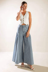 ROOFTOP ROMANCE DENIM PANTS - Flying Tomato - Flyclothing LLC