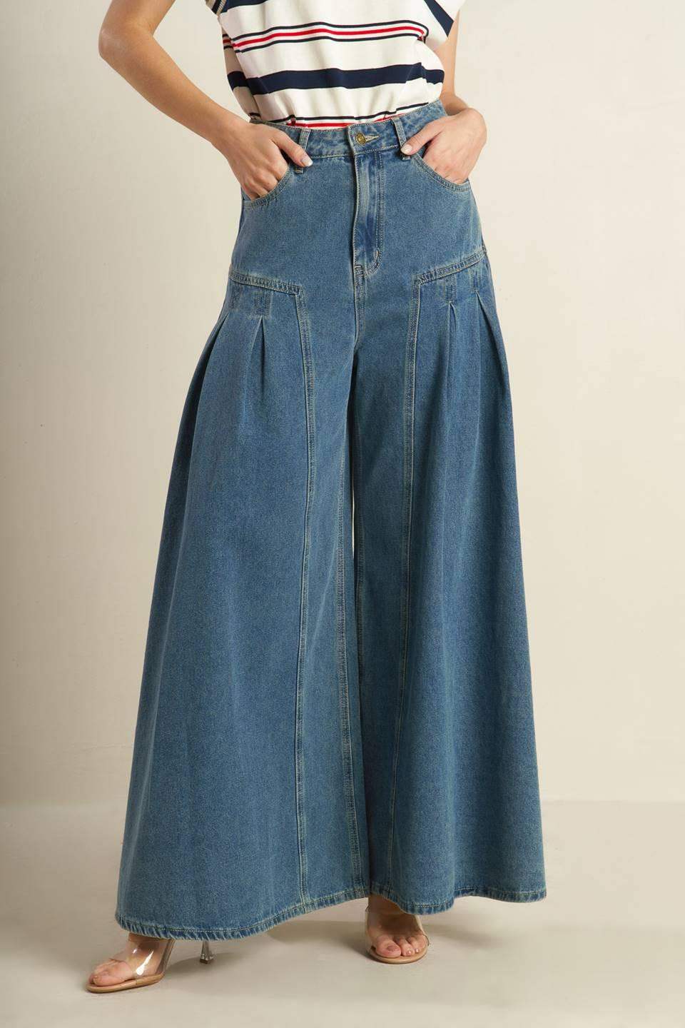 EFFORTLESS EDGE DENIM PANTS - Flying Tomato - Flyclothing LLC