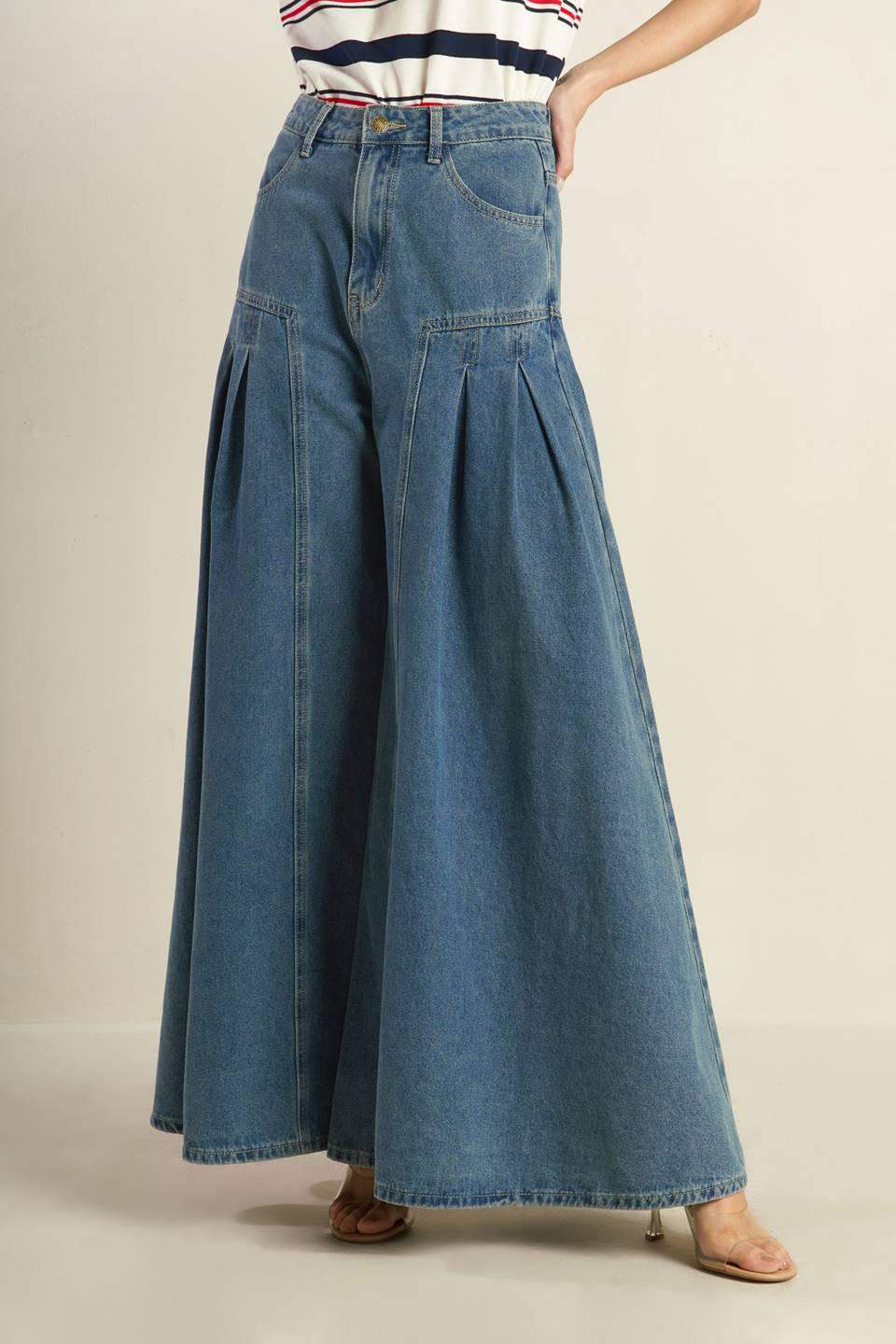 EFFORTLESS EDGE DENIM PANTS - Flying Tomato - Flyclothing LLC