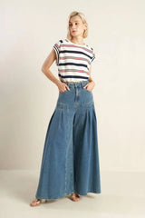 EFFORTLESS EDGE DENIM PANTS - Flying Tomato - Flyclothing LLC
