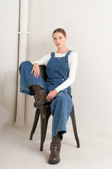 LET ME TALK DENIM CARGO JUMPSUIT - Flying Tomato - Flyclothing LLC