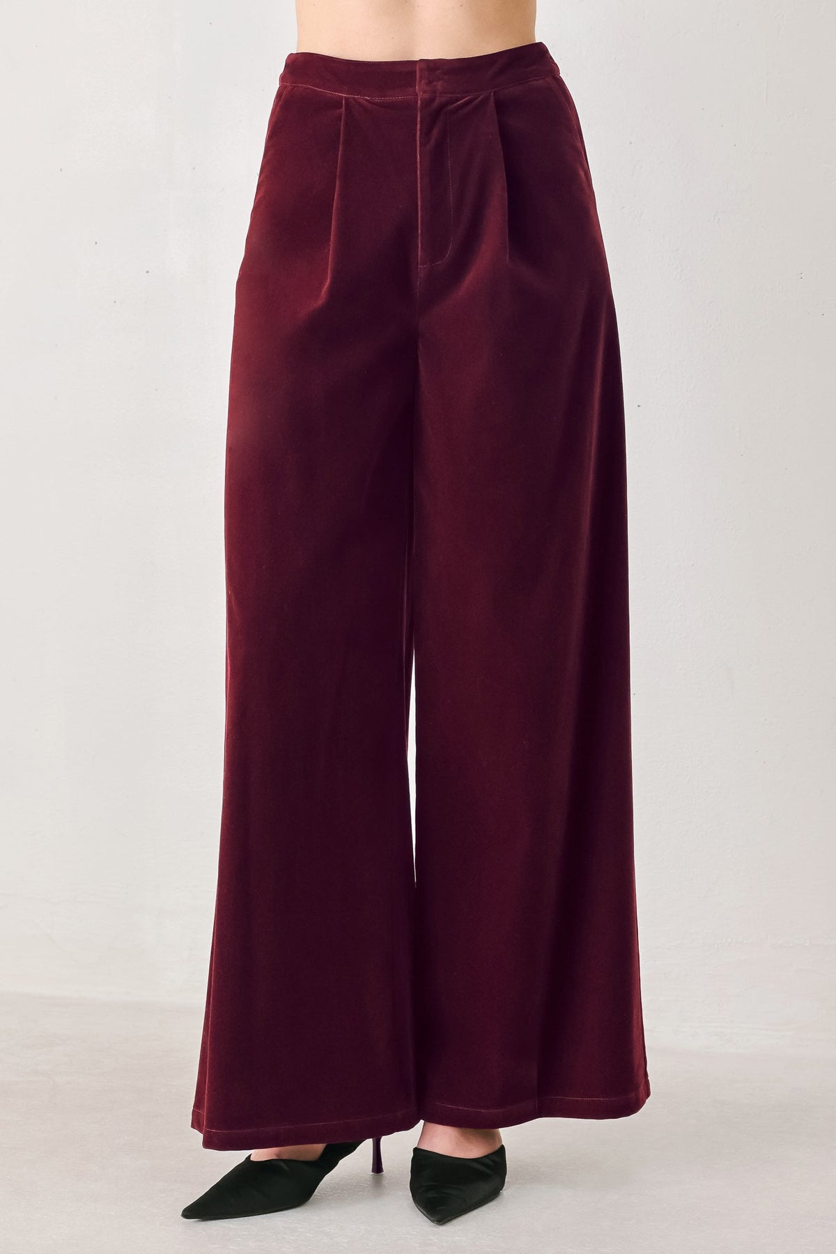COY CHARM VELVET PANTS - Flying Tomato - Flyclothing LLC