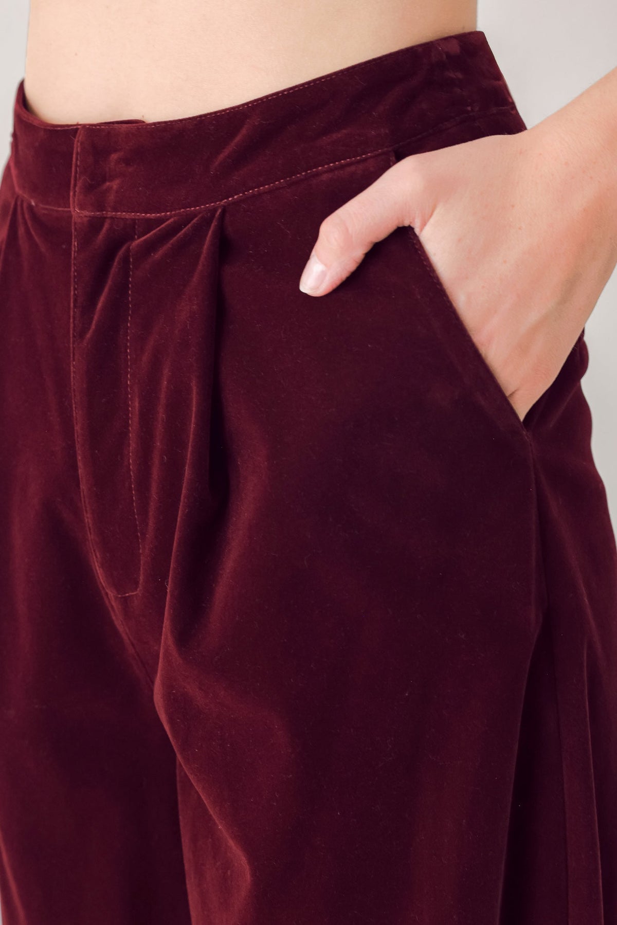 COY CHARM VELVET PANTS - Flying Tomato - Flyclothing LLC