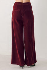 COY CHARM VELVET PANTS - Flying Tomato - Flyclothing LLC