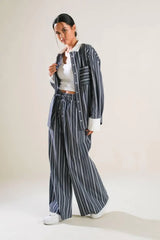 BEHIND THE GRIN WOVEN PANTS - Flying Tomato - Flyclothing LLC