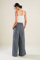BEHIND THE GRIN WOVEN PANTS - Flying Tomato - Flyclothing LLC