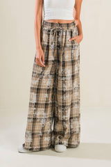 TIMELESS CHARM WOVEN PANTS - Flying Tomato - Flyclothing LLC