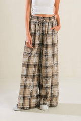 TIMELESS CHARM WOVEN PANTS - Flying Tomato - Flyclothing LLC