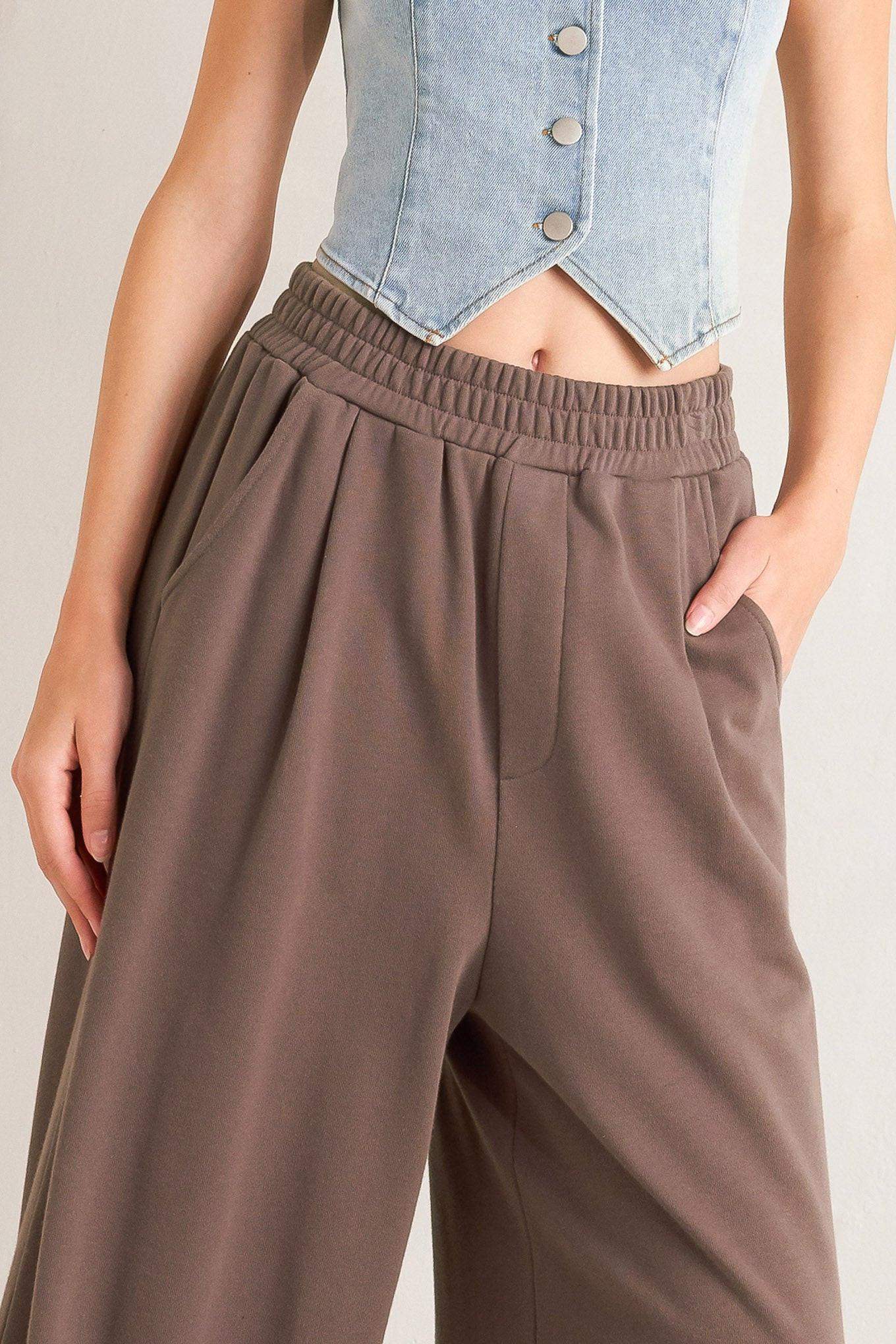 IN TOO DEEP KNIT PANTS - Flying Tomato - Flyclothing LLC