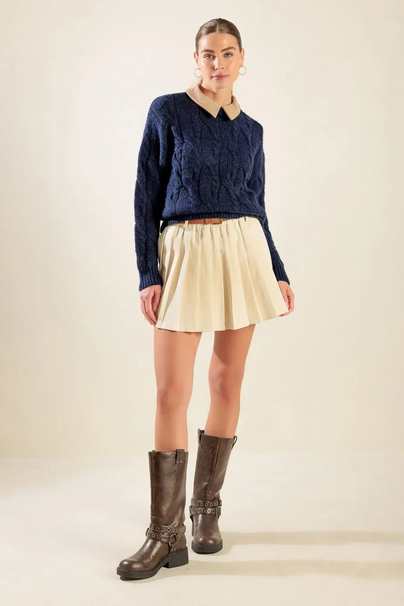 ONLY IN MY HEART WOVEN SKORT - Flying Tomato - Flyclothing LLC