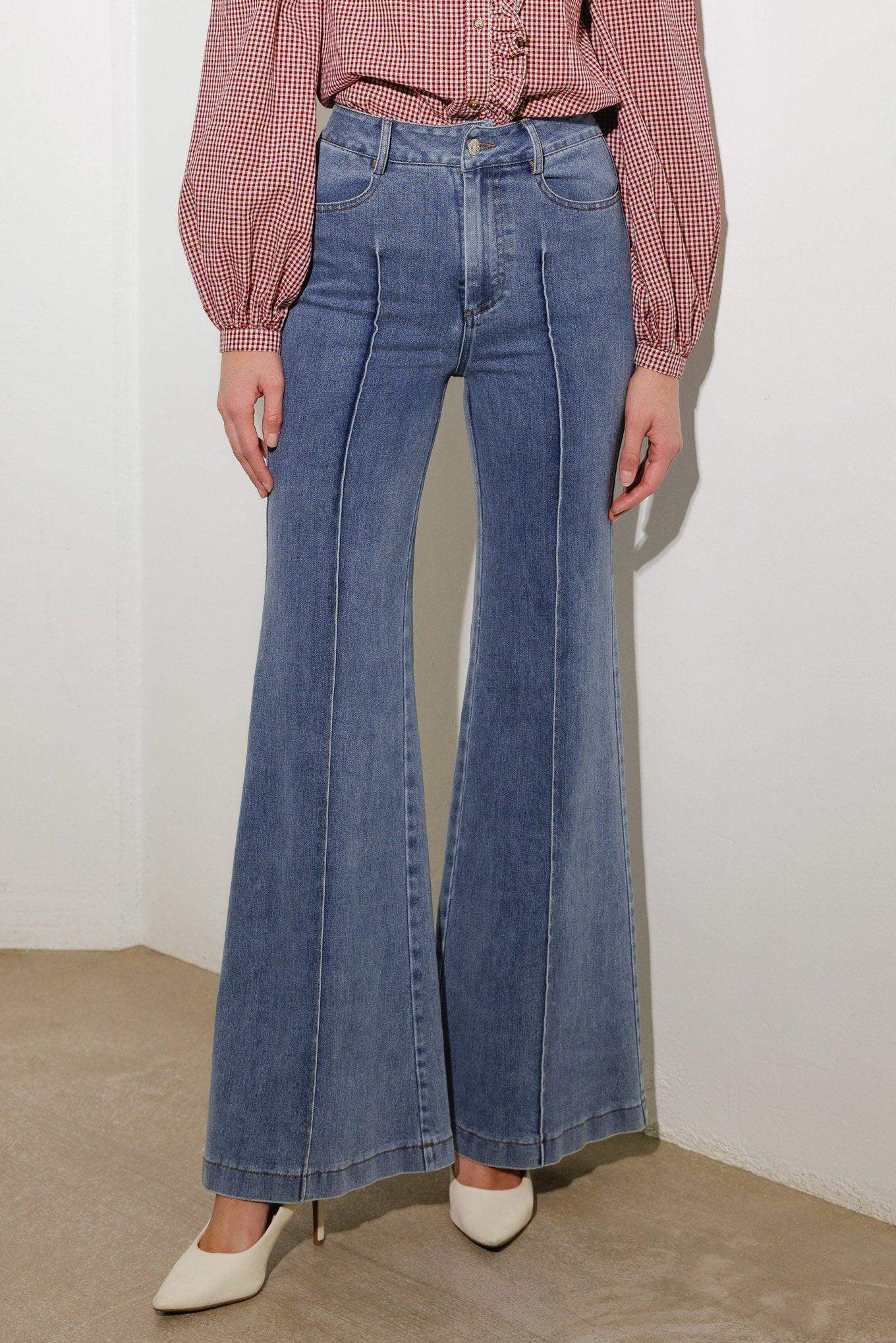 A PLACE TO BE STRETCH DENIM PANTS - Flying Tomato - Flyclothing LLC