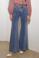 A PLACE TO BE STRETCH DENIM PANTS - Flying Tomato - Flyclothing LLC