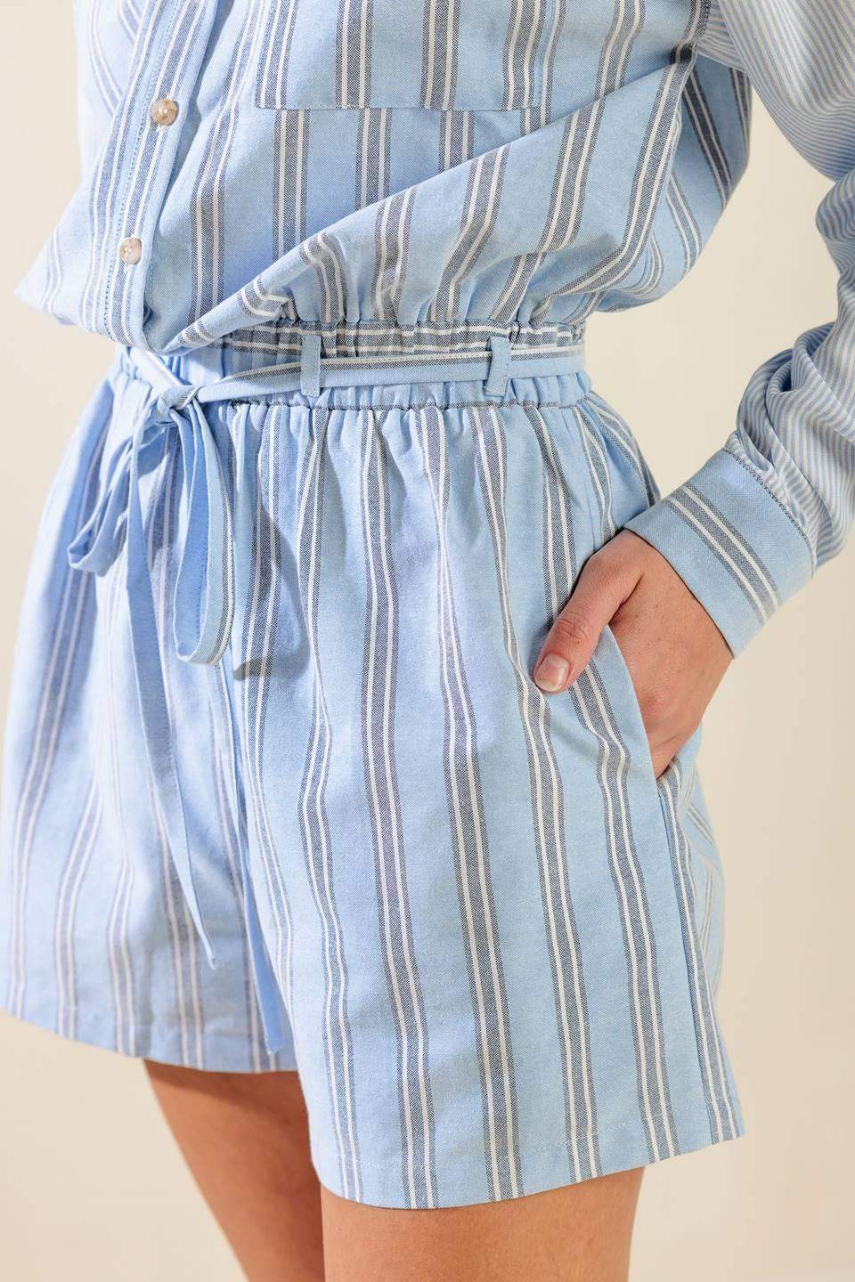 HOLD ME CLOSE WOVEN ROMPER - Flying Tomato - Flyclothing LLC