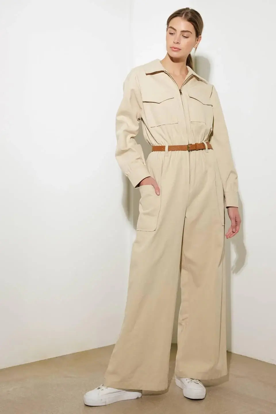 WHEN IT HAPPENS WOVEN JUMPSUIT - Flying Tomato - Flyclothing LLC