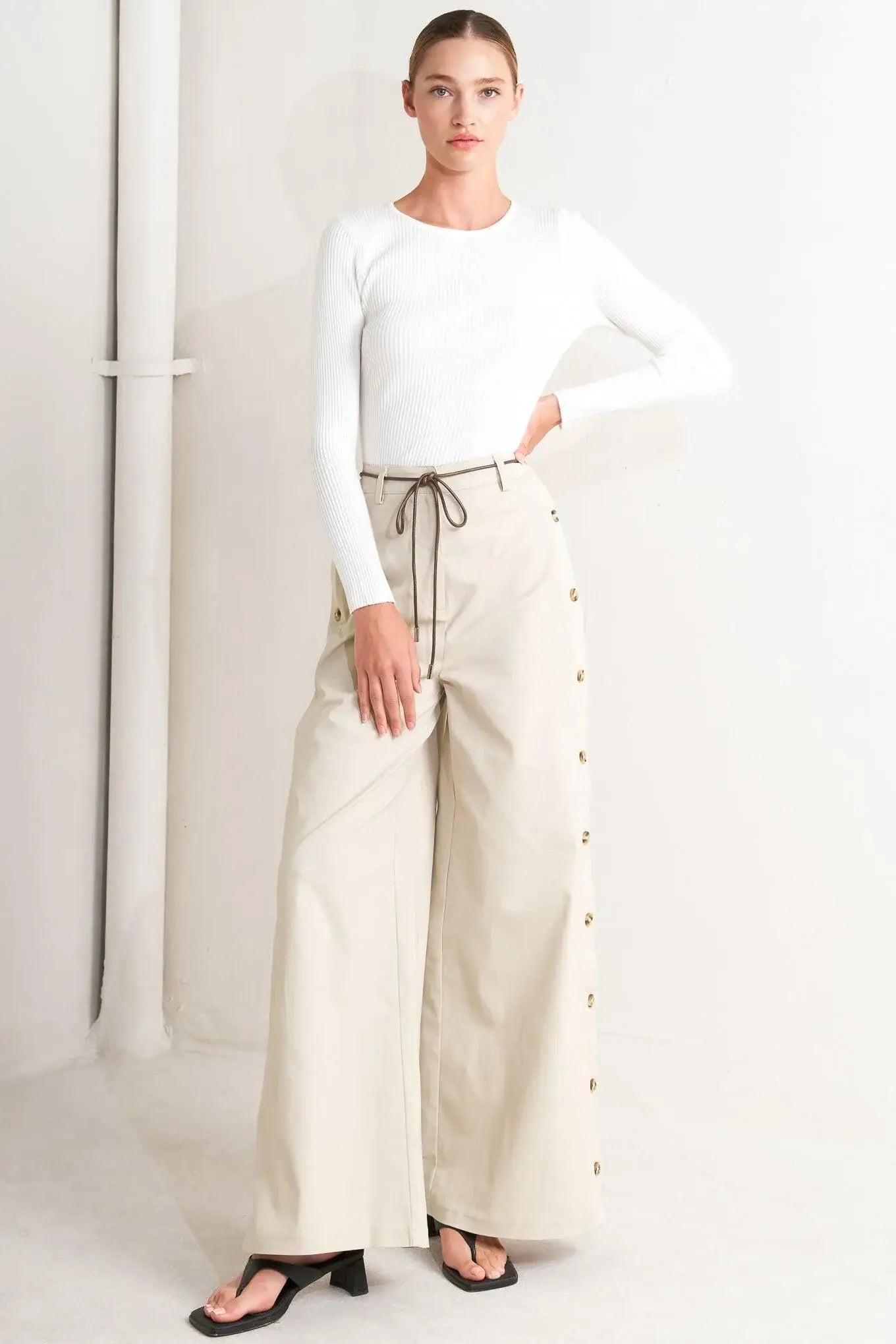 CONTEMPORARY EDGE WOVEN PANTS - Flying Tomato - Flyclothing LLC