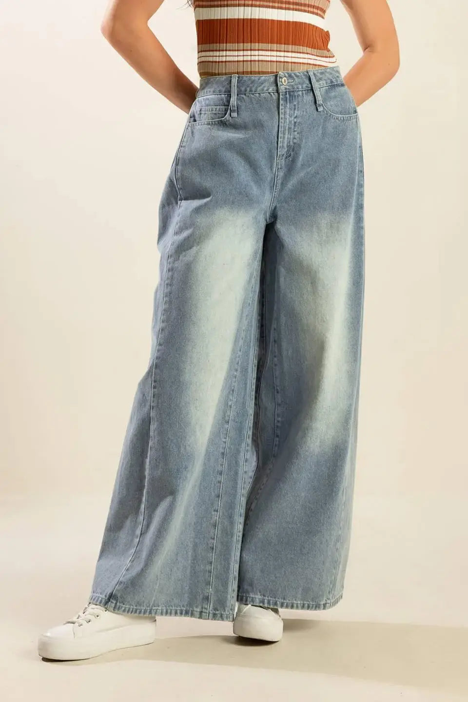 HIGH STAKES DENIM PANTS - Flying Tomato - Flyclothing LLC