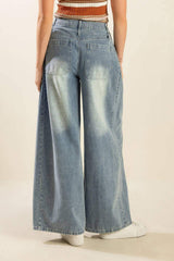 HIGH STAKES DENIM PANTS - Flying Tomato - Flyclothing LLC