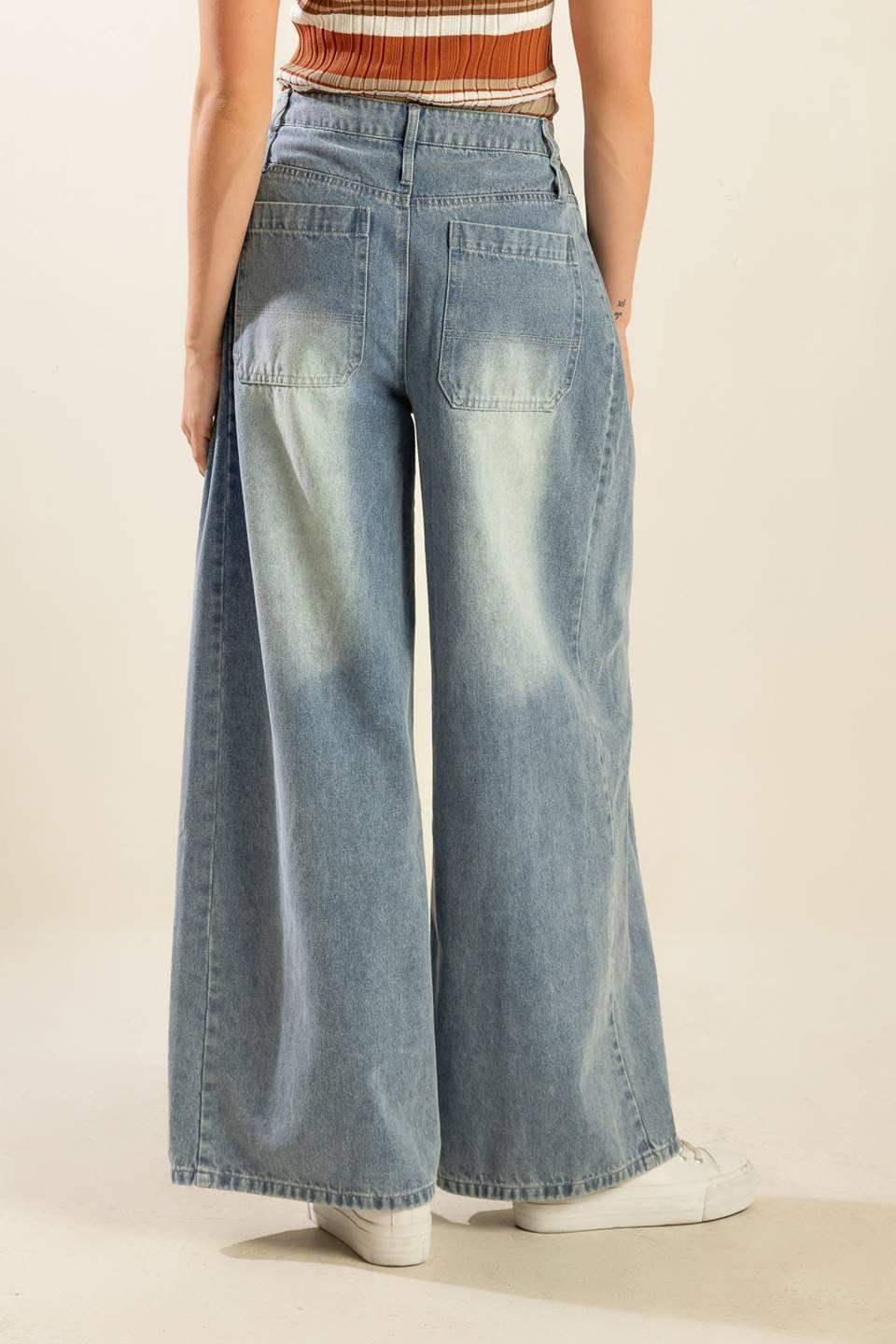 HIGH STAKES DENIM PANTS - Flying Tomato - Flyclothing LLC